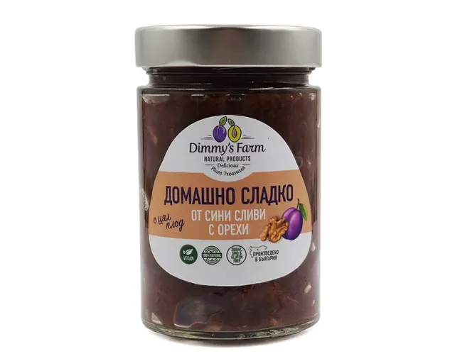 ДОМАШНО СЛАДКО ОТ СИНИ СЛИВИ С ОРЕХИ