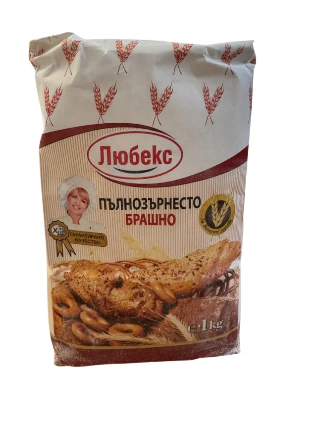 Пълнозърнесто брашно 1кг.