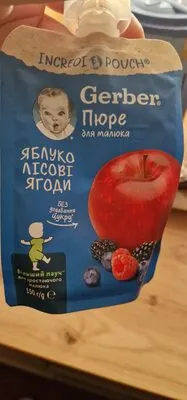 ПАУЧ Ябълка и Горски плодове ГЕРБЕР 150гр