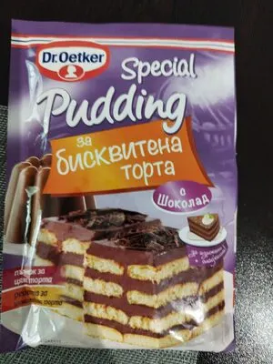 Др.Йоткер пудинг за БИСКВИТЕНА  торта