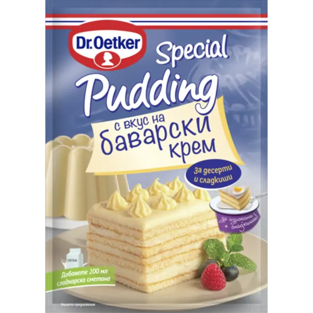 ПУДИНГ С ВКУС НА БАВАРСКИ КРЕМ 70ГР