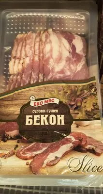 Слайс сурово-сушен бекон Екомес